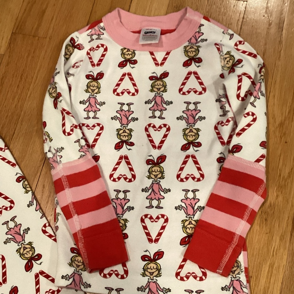 Hanna Andersson Red and Pink Kids Pajama Set - Picture 2 of 6